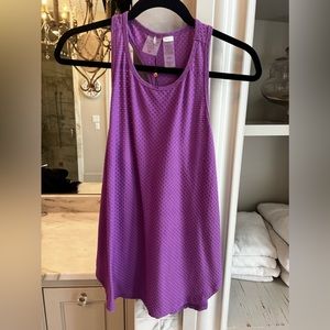 Calia By Carrie slit purple tank